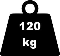 Tem Tartım Terazisi Teb Serisi 28x35 Cm 120 Kg 20 gram