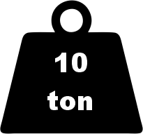 Cas Vinç Tartım Baskülü Caston II Plus Serisi 10 Ton 5 Kg 