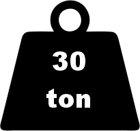 Tem Vinç Baskülü M Serisi 30 Ton 10 Kg 