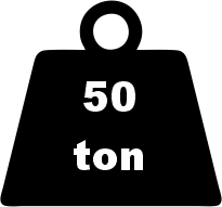 Tem Vinç Baskülü M Serisi 50 Ton 20 Kg 