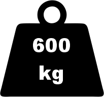 Tem Tartım Baskülü Beko Serisi 80x90 Cm 600 Kg 200 gram