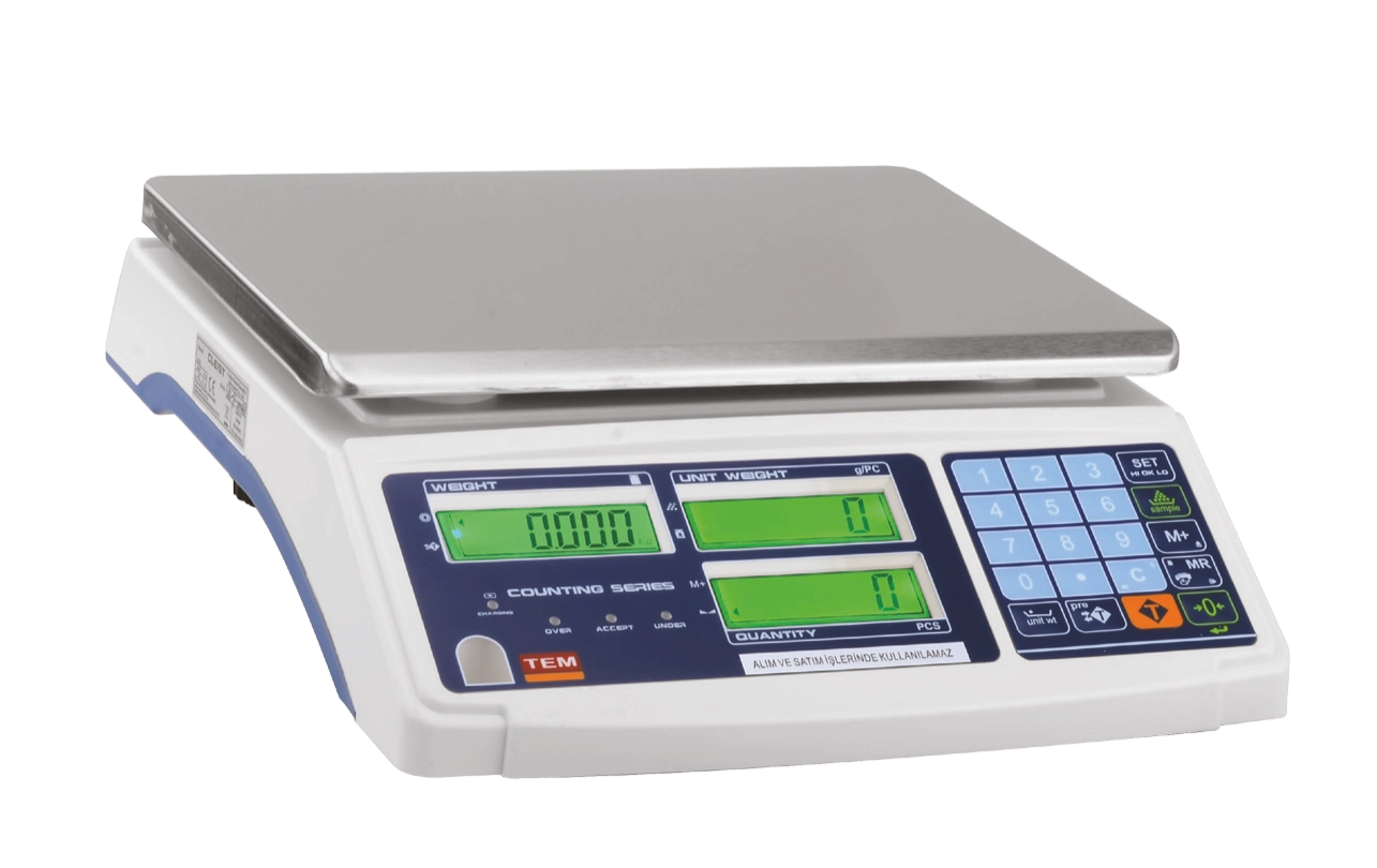 Tem Adet Sayıcı Terazi Acs 30 Kg 0.1 Gr