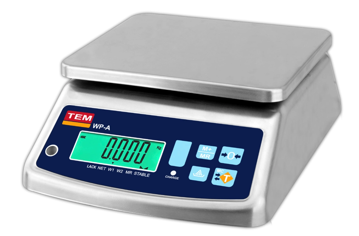 Tem Paslanmaz Tartım Terazisi Wpa 30 Kg 5 Gr