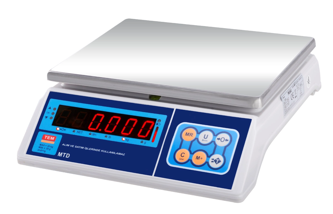 Tem Tartım Terazisi Mtd 30 Kg 1 Gr