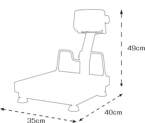 Tem Tartım Terazisi Beko 150 Kg 20 Gr 45x45 Cm