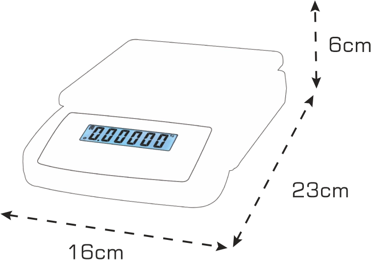Tem Hassas Terazi Ns 5 Kg 1 Gr