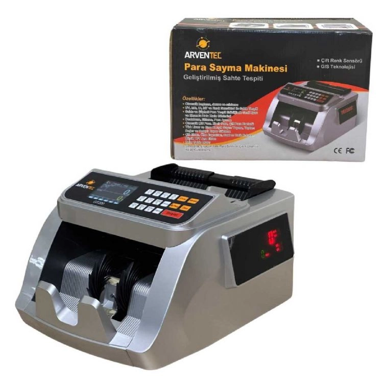Arventec Para Sayma Makinesi Gt-200 Tl Euro