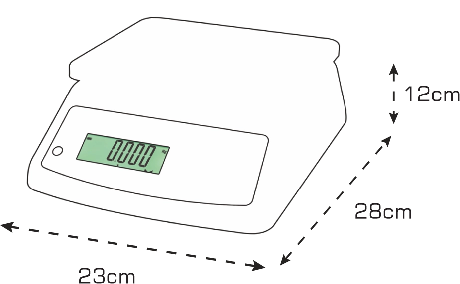 Tem Paslanmaz Tartım Terazisi Wpb 30 Kg 5 Gr