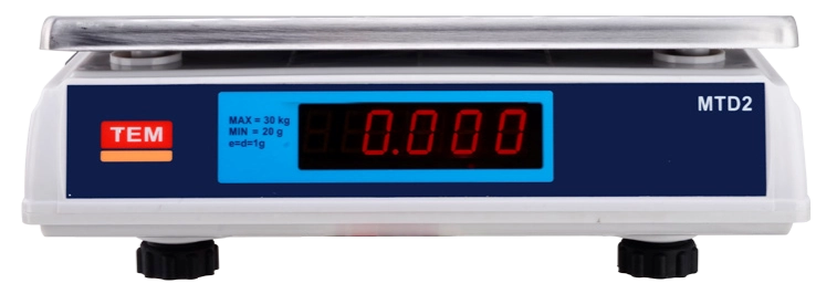 Tem Tartım Terazisi Mtd 30 Kg 1 Gr