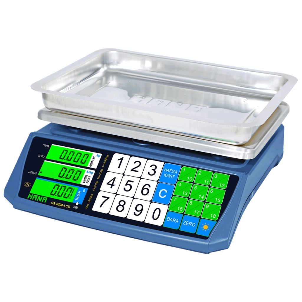 Hana Fiyat Hesaplamalı Terazi Hs-5500 60 Kg 10 Gr