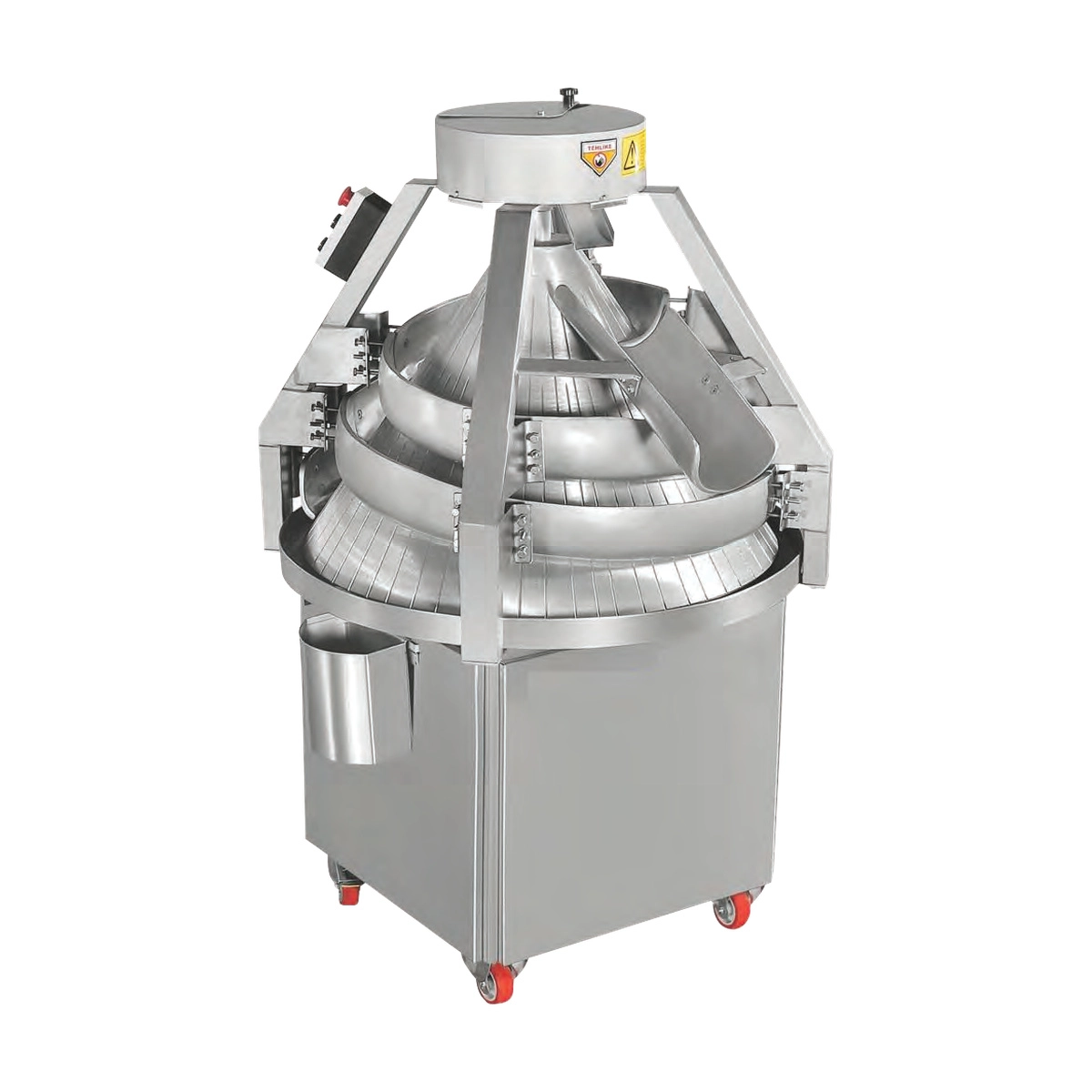 Çağdaş Konik Hamur Yuvarlama Makinesi 50-300 Gr 1.1 kW 380 V