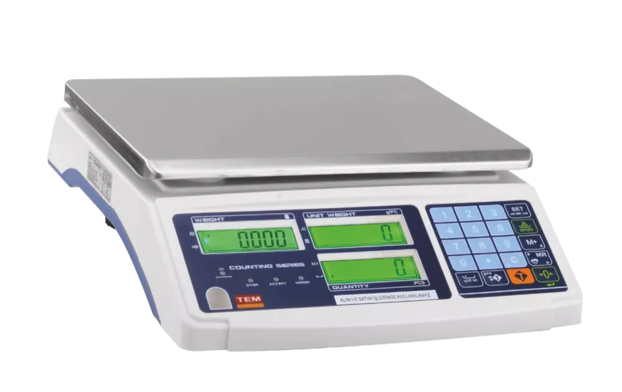 Tem Adet Sayıcı Terazi Acs 30 Kg 1 Gr | Ebaysan