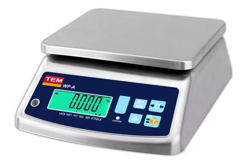 Tem Paslanmaz Tartım Terazisi Wpa 30 Kg 5 Gr