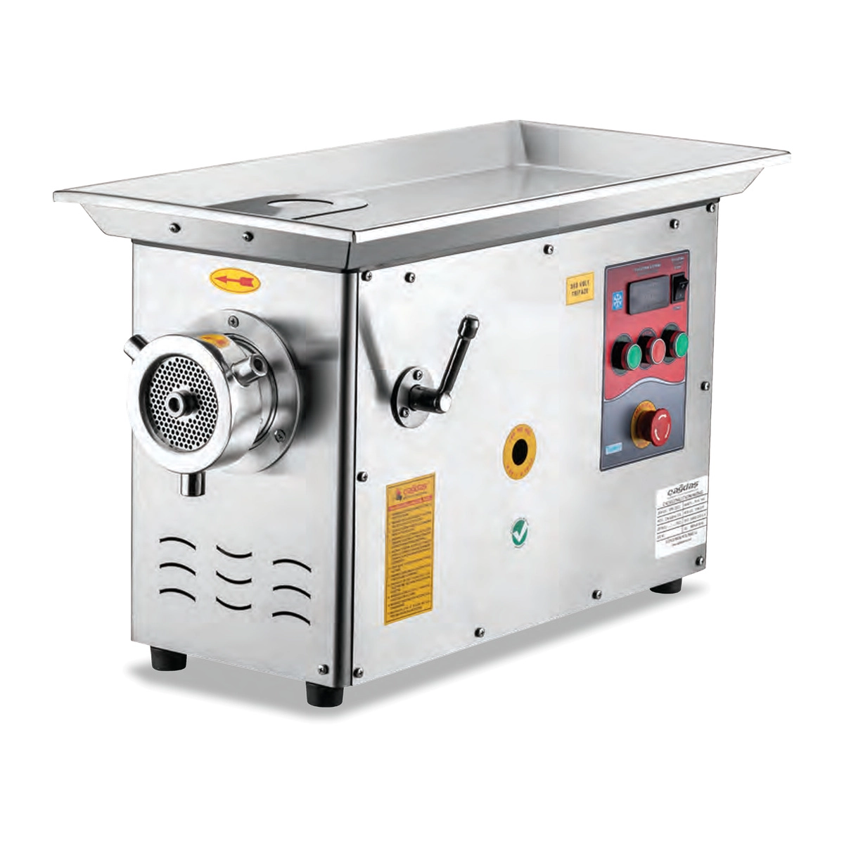 Çağdaş Soğutuculu Demonte Paslanmaz Kafalı Kıyma Makinesi 42 No 5.5 kW 380 V