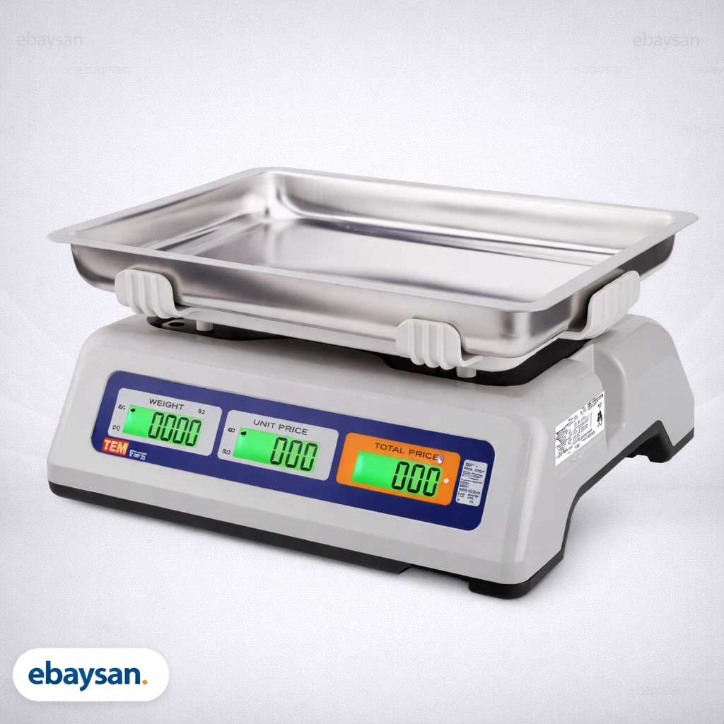 Tem Fiyat Hesaplamalı Terazi Evg 30 Kg 5 Gr